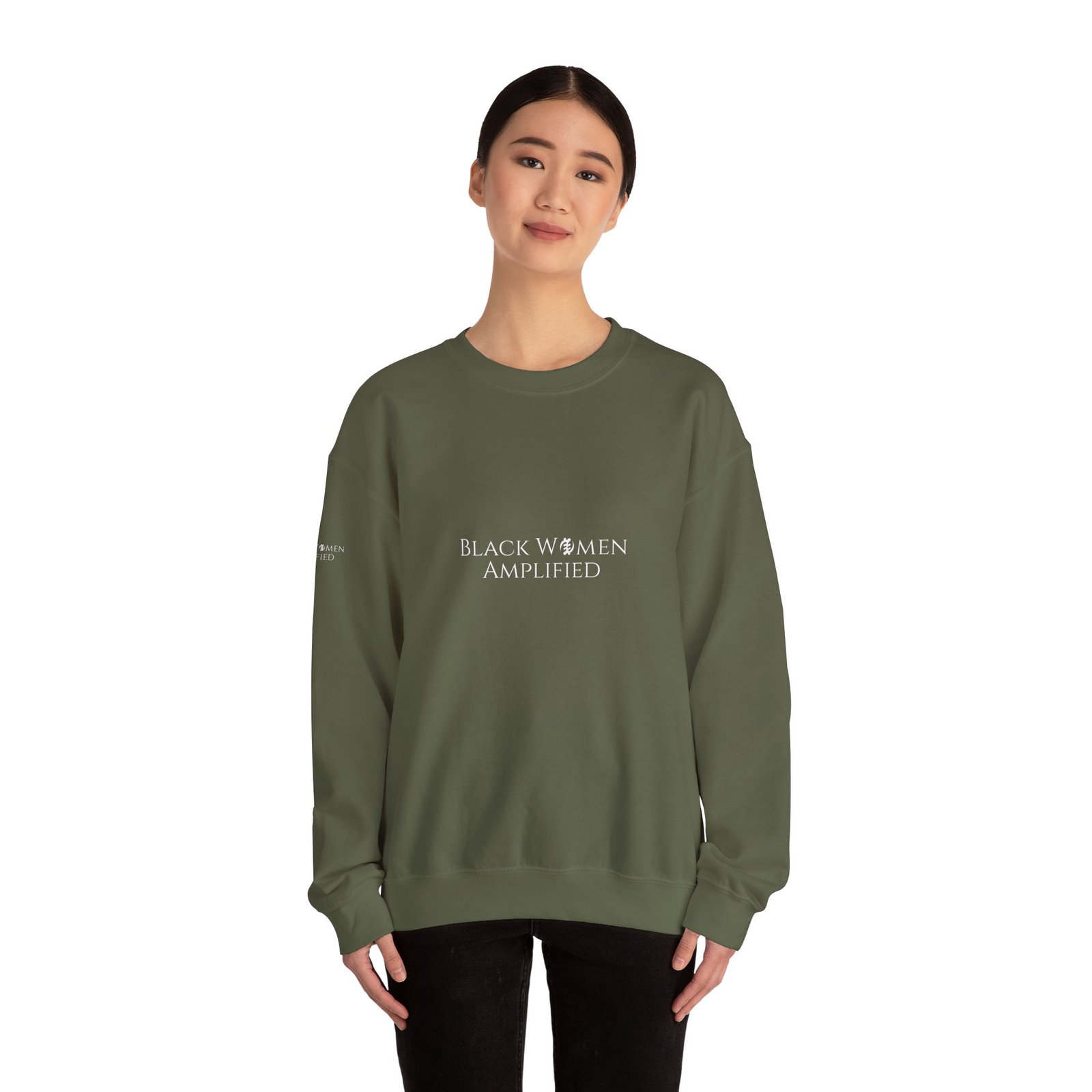 Iconic Logo Sweatshirt - Black Women Amplified Community - Image 12