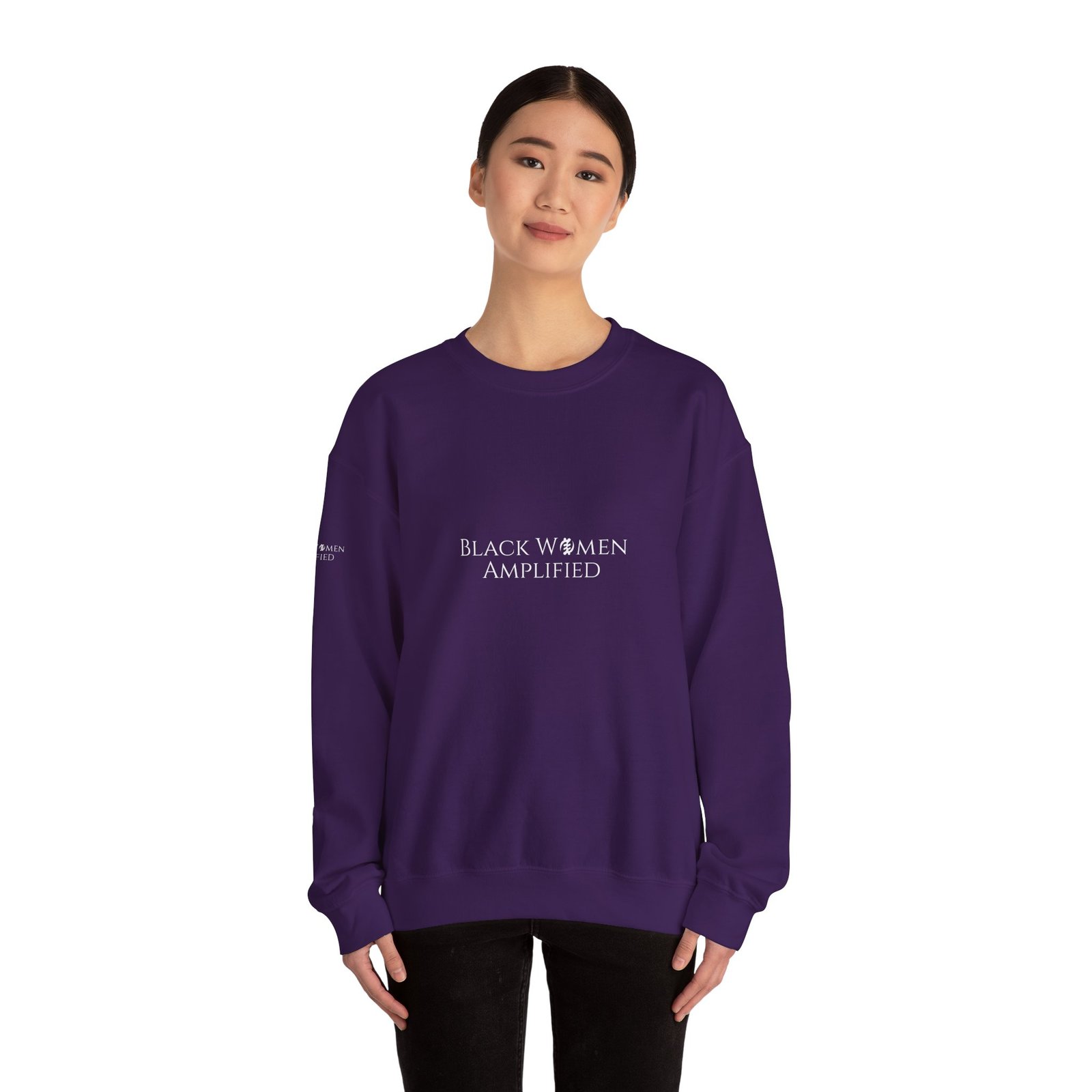 Iconic Logo Sweatshirt - Black Women Amplified Community - Image 16