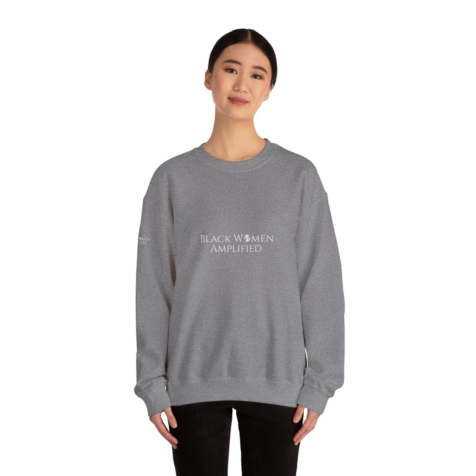 Iconic Logo Sweatshirt - Black Women Amplified Community - Image 28