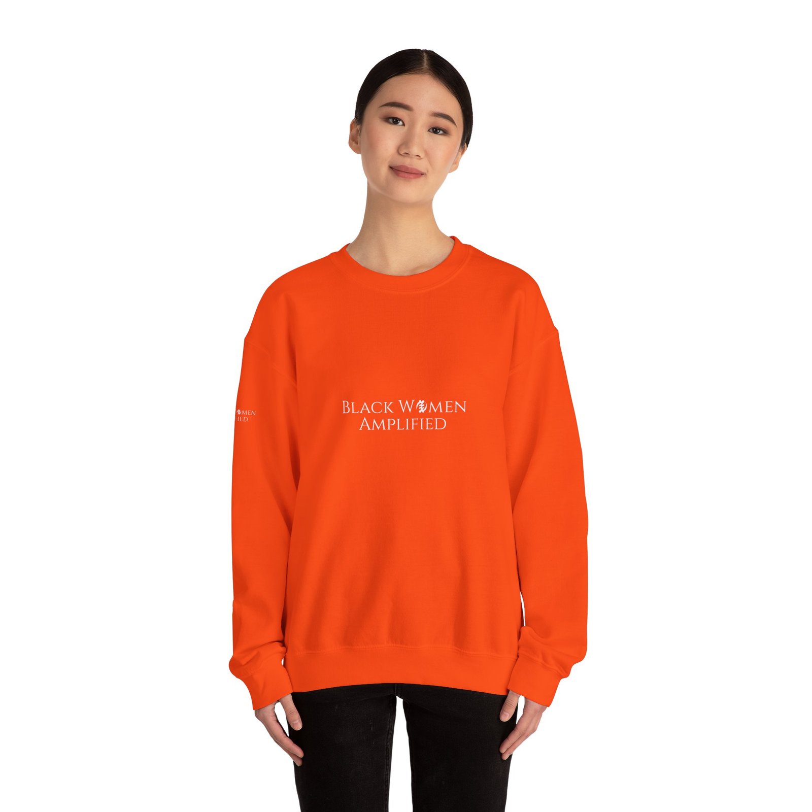 Iconic Logo Sweatshirt - Black Women Amplified Community - Image 24