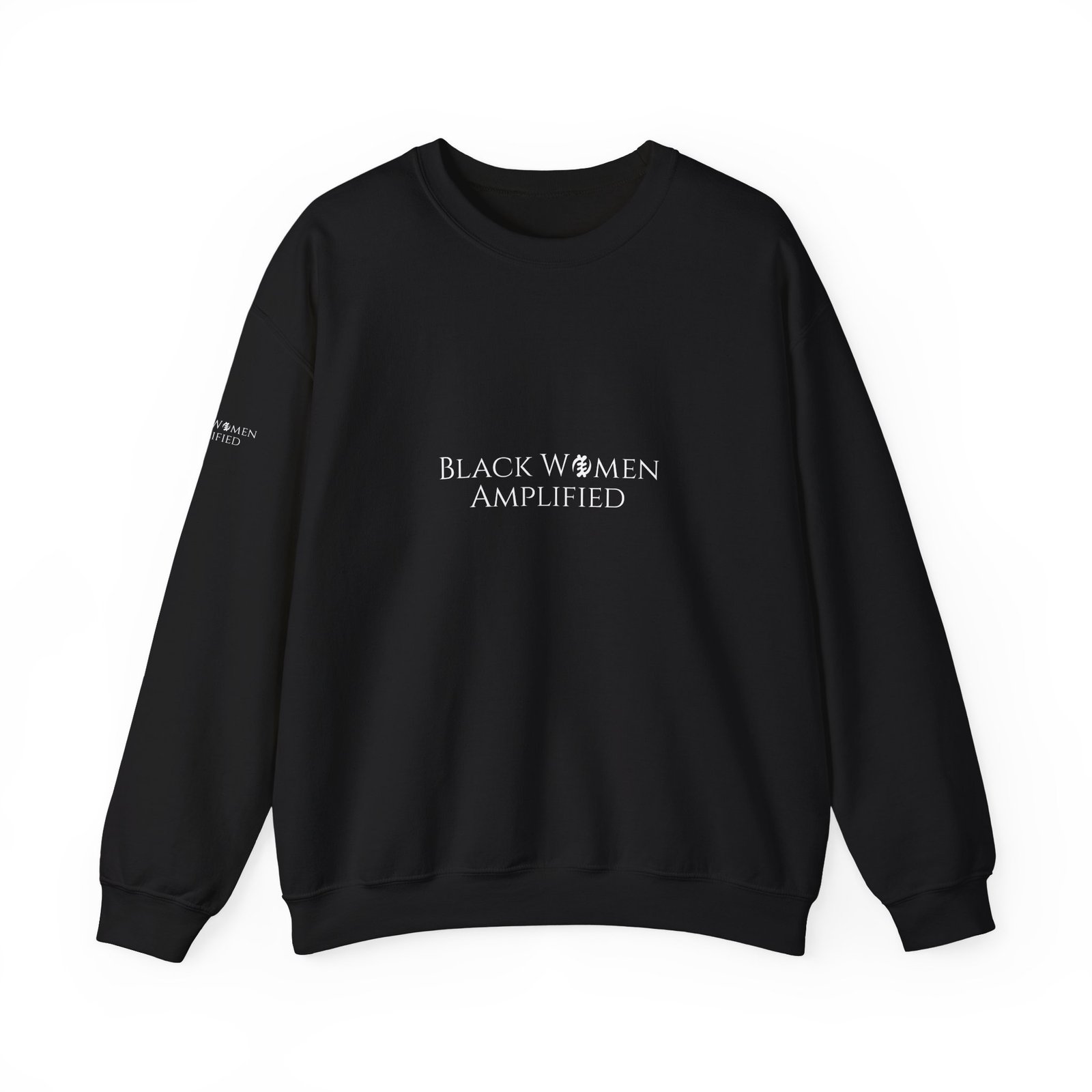 Iconic Logo Sweatshirt - Black Women Amplified Community - Image 5