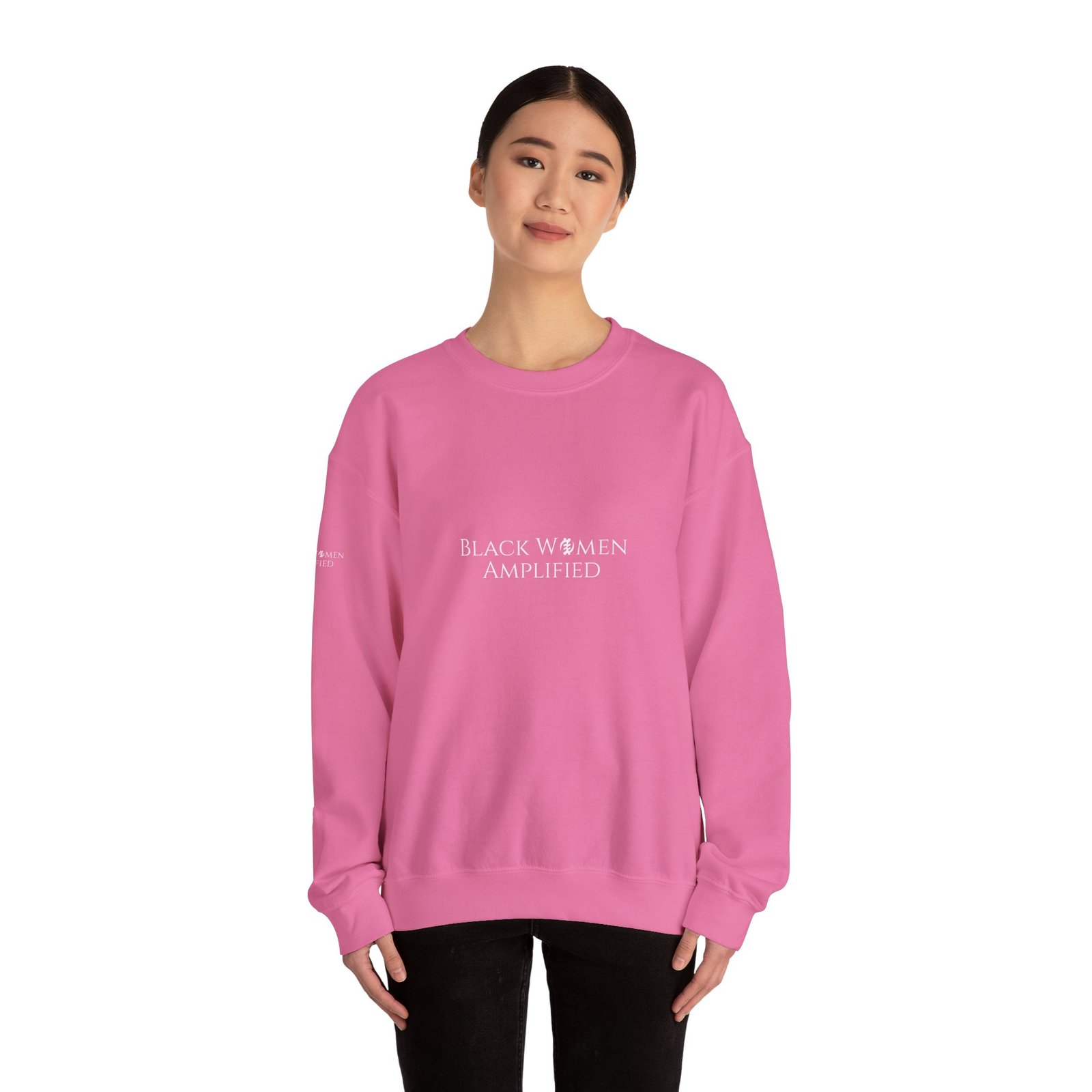 Iconic Logo Sweatshirt - Black Women Amplified Community - Image 40