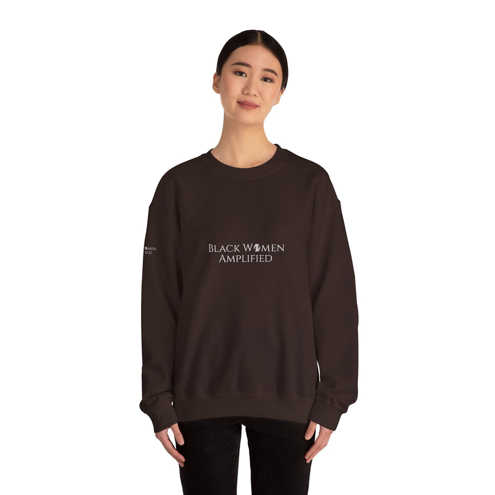 Iconic Logo Sweatshirt - Black Women Amplified Community - Image 4