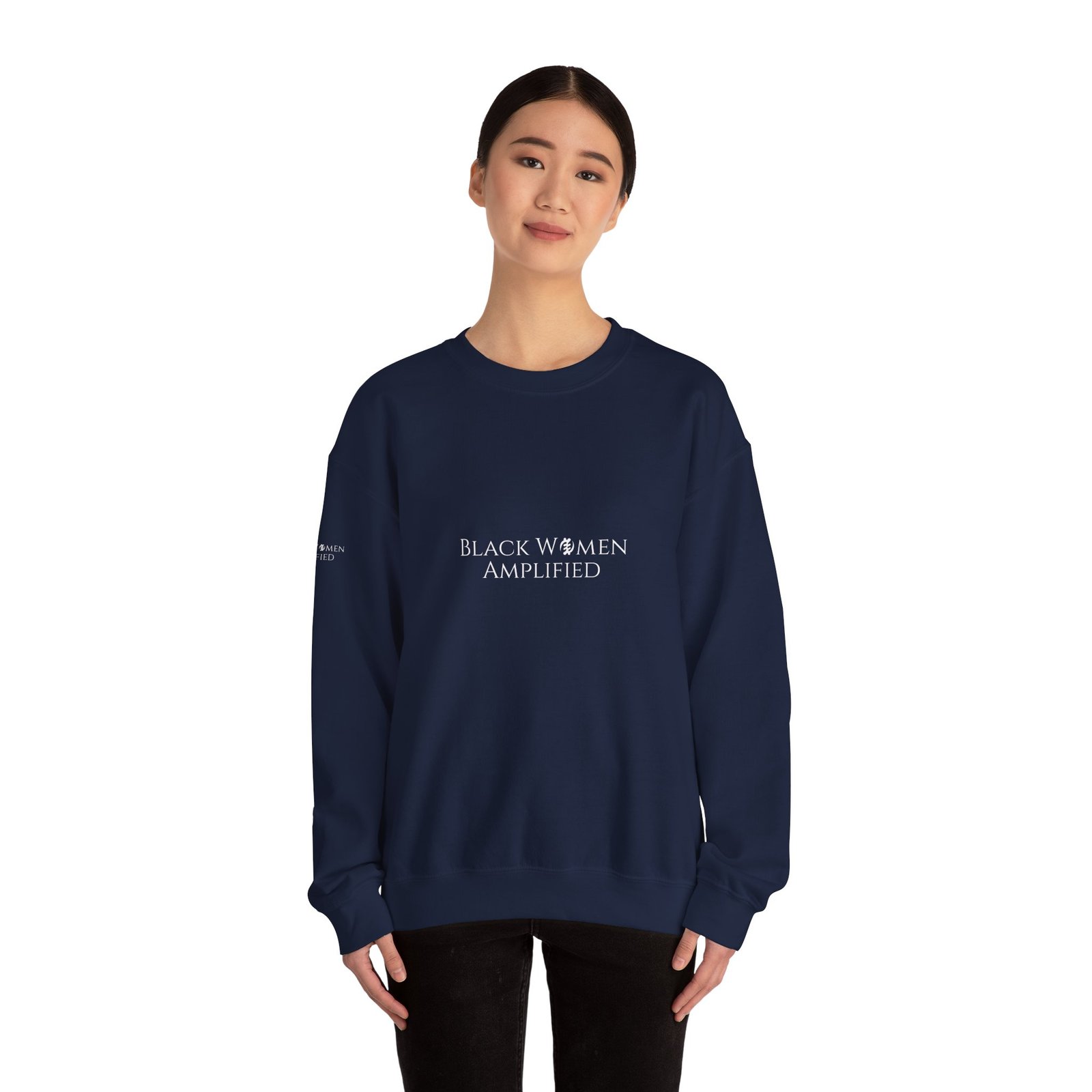 Iconic Logo Sweatshirt - Black Women Amplified Community - Image 36