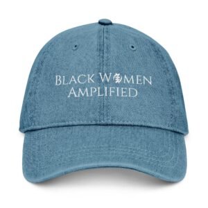 Denim Logo and Butterfly Hat